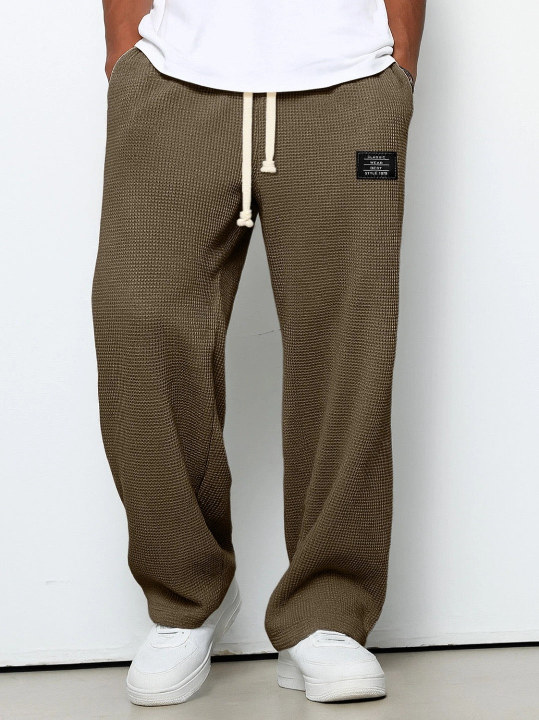 Flexaro Relaxed Heren Broek met Verstelbare Taille