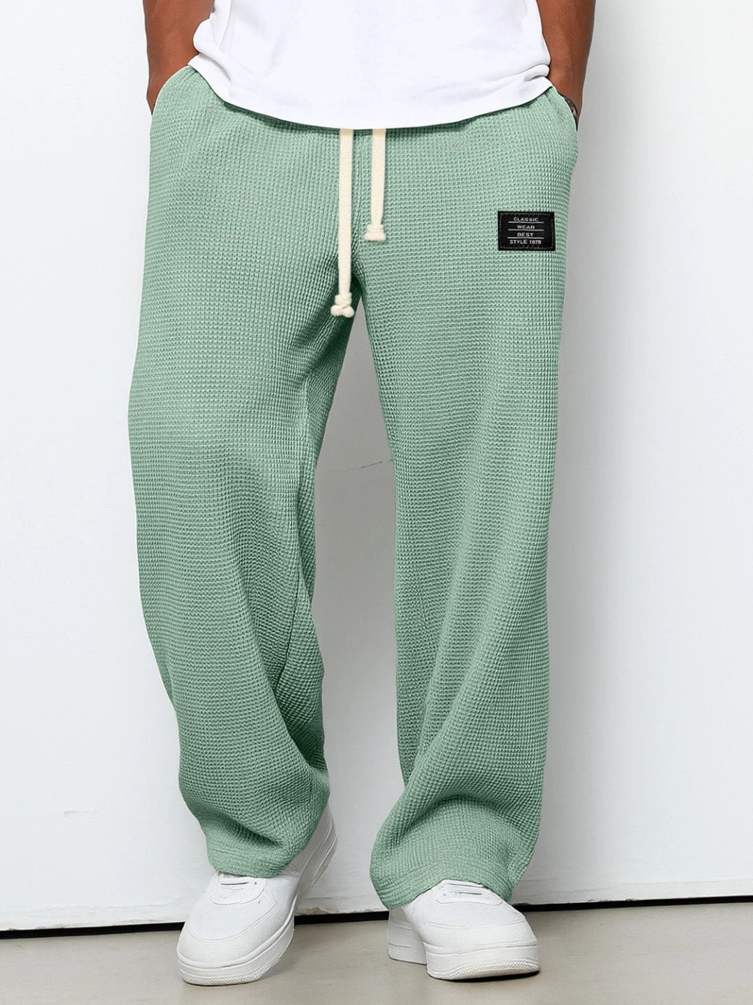 Flexaro Relaxed Heren Broek met Verstelbare Taille