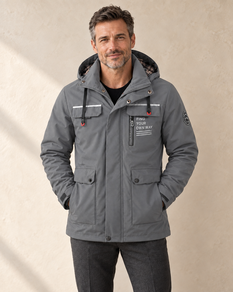 Heren Winterjas met Capuchon