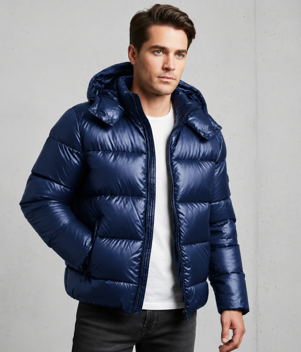 Heren Gewatteerde Winterjas