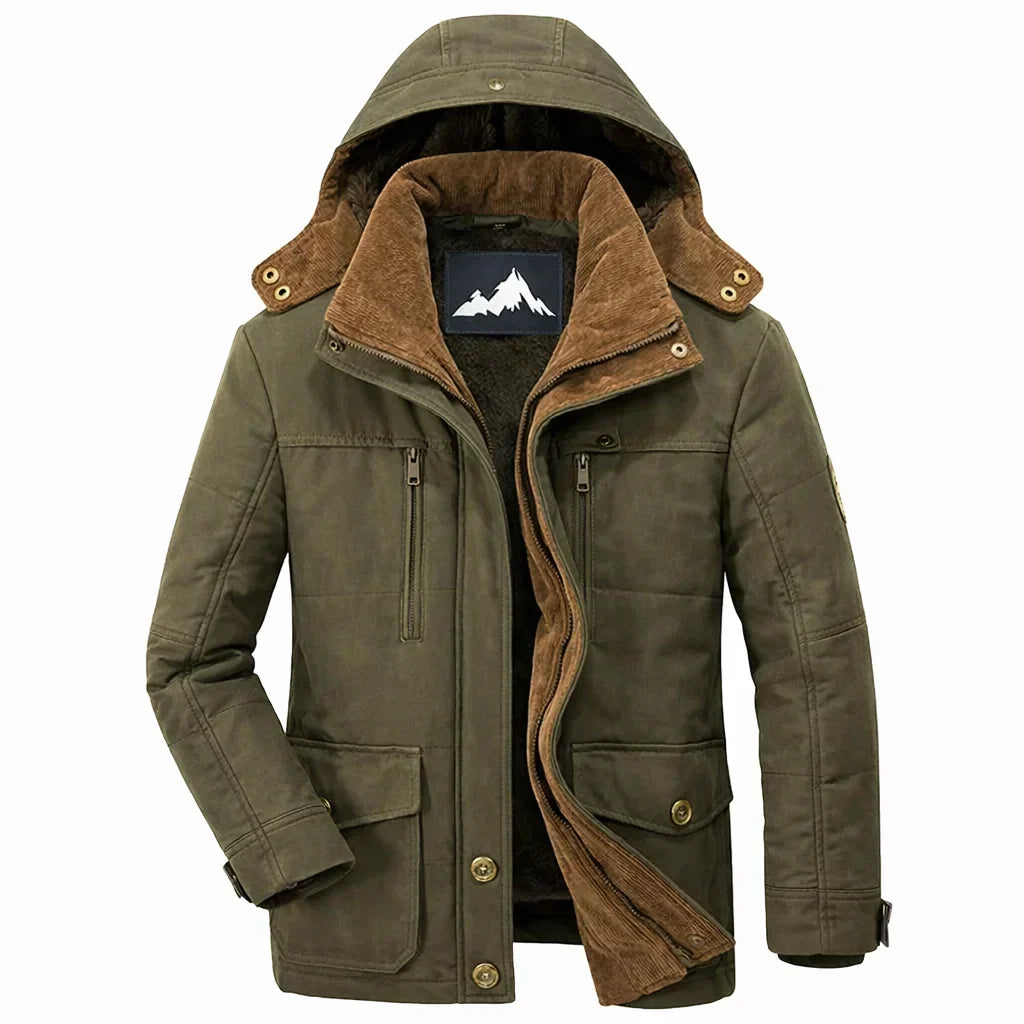 Koos | Gevoerde Parka met Capuchon
