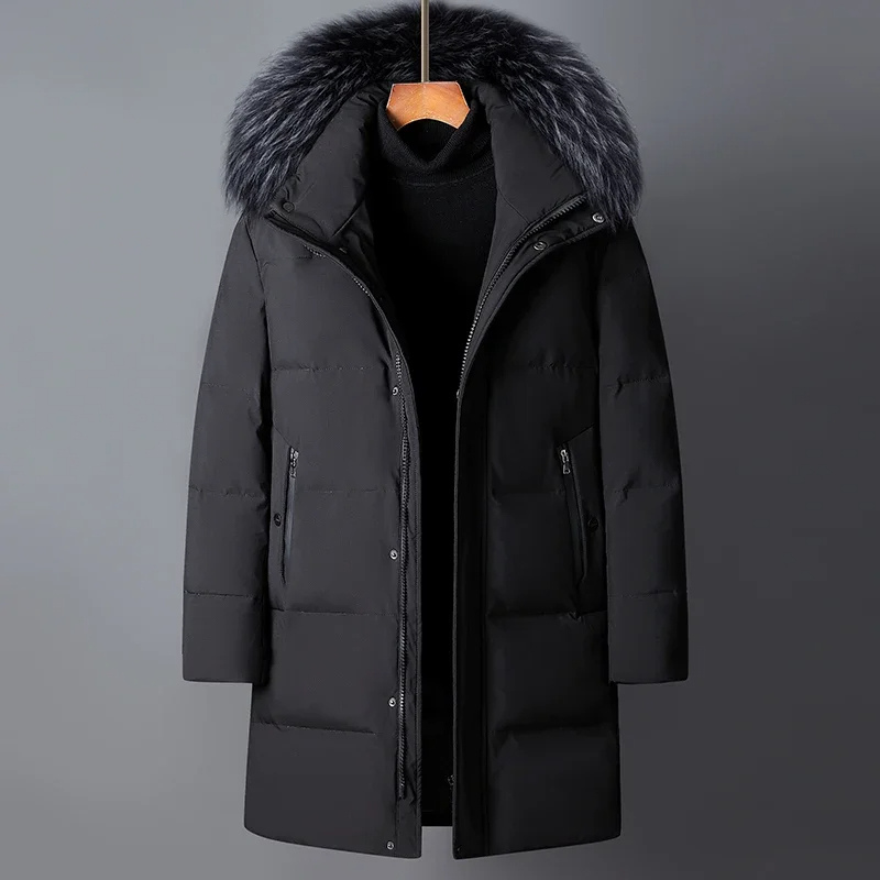 Heren Parka Winterjas met Bont Capuchon | Wessel