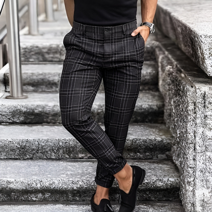 Olaf | Elegante pantalon met ruitpatroon