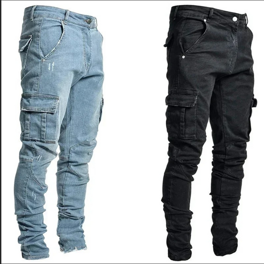 Denim Cargo Broek | Tom