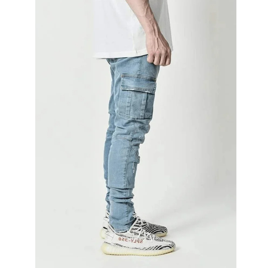 Denim Cargo Broek | Tom