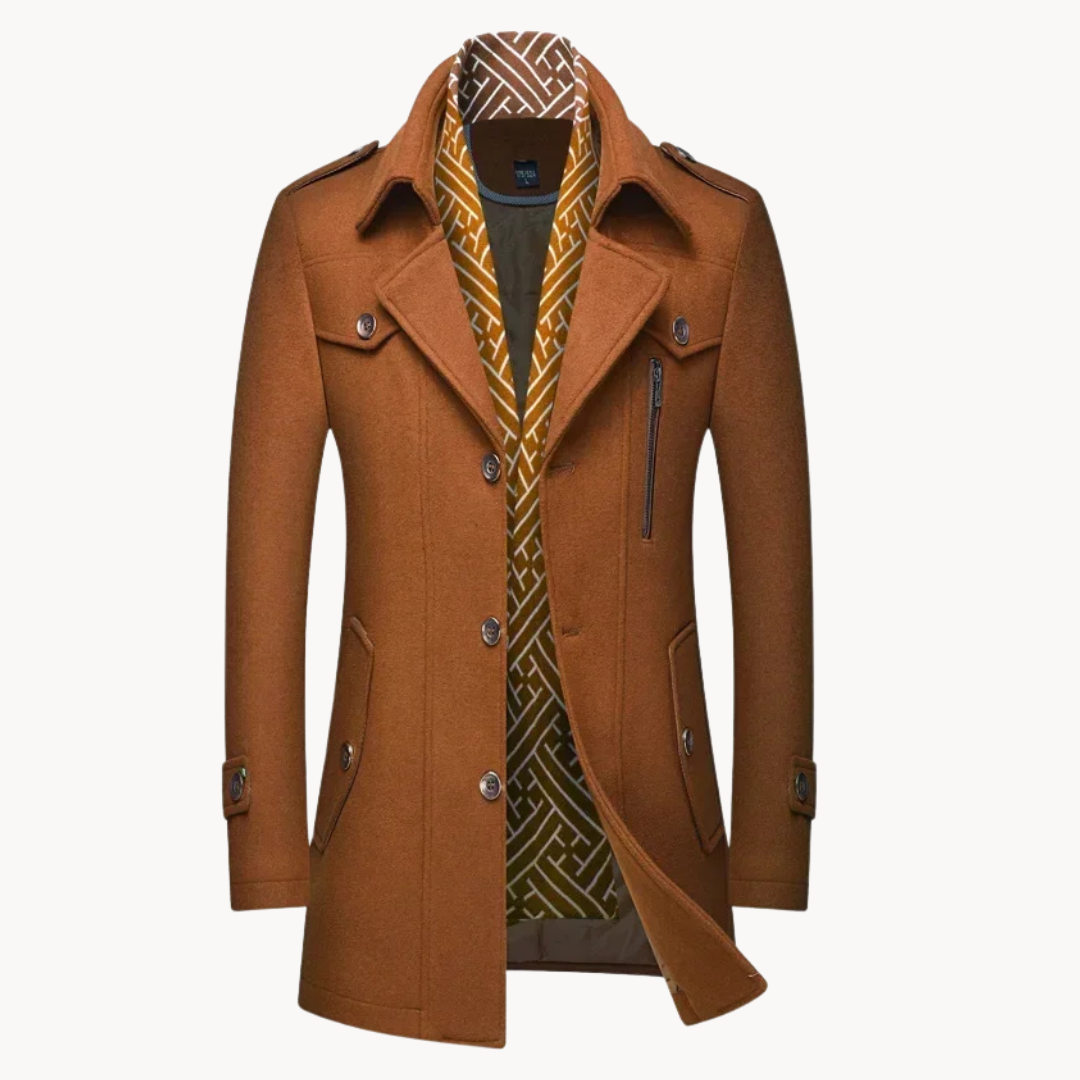 Wollen Overcoat | Floris