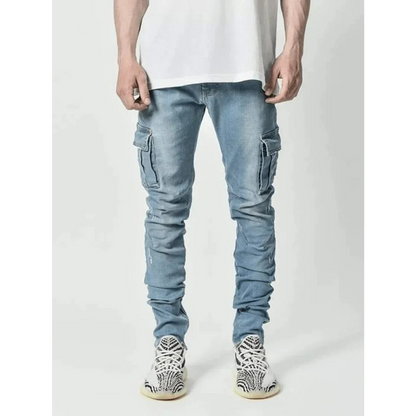 Denim Cargo Broek | Tom