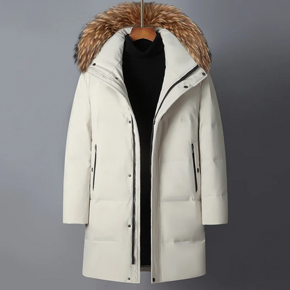 Heren Parka Winterjas met Bont Capuchon | Wessel