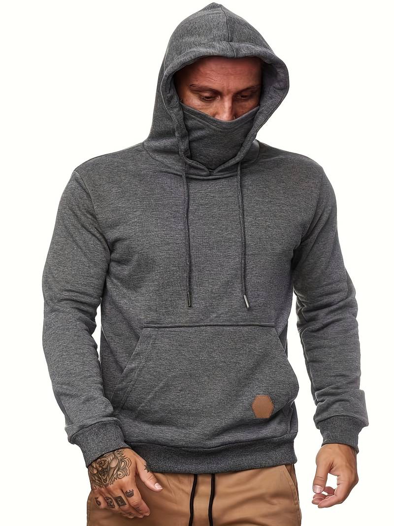 Stijlvolle hoodie met ingebouwde masker | Sjoerd