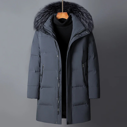 Heren Parka Winterjas met Bont Capuchon | Wessel