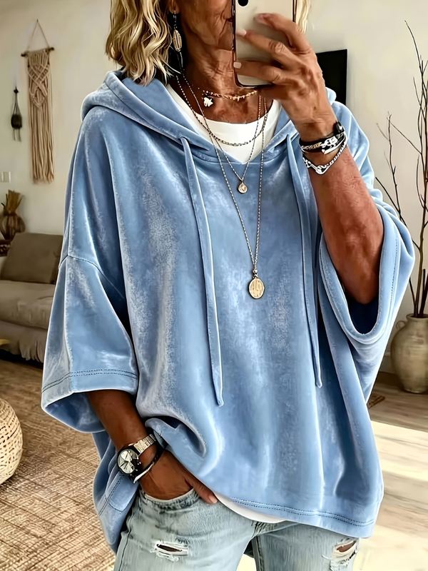 Lia | Poncho met Capuchon