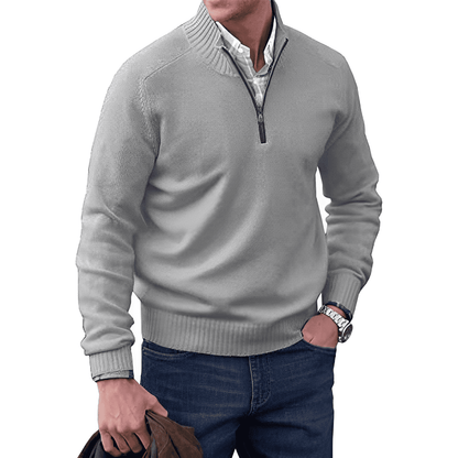 Sebastiaan | Half zip sweater voor heren