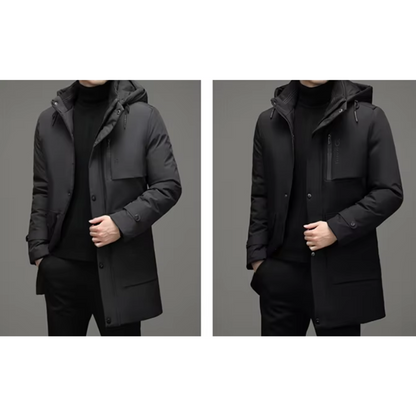 Heren parka winterjas met capuchon | Tobias