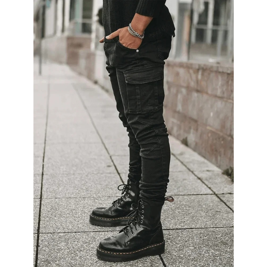 Denim Cargo Broek | Tom