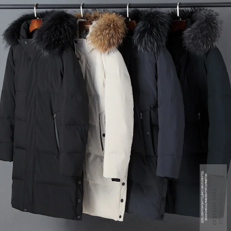 Heren Parka Winterjas met Bont Capuchon | Wessel