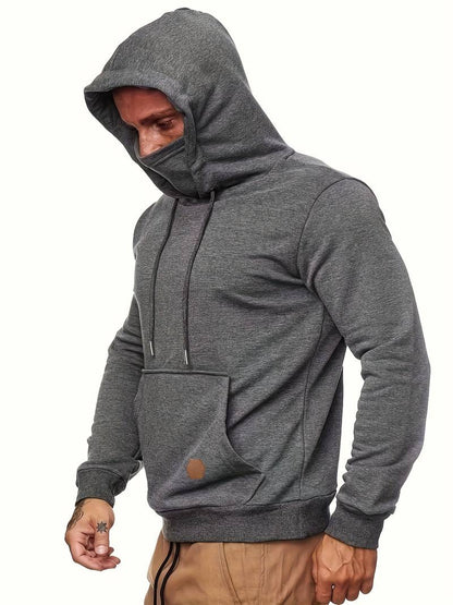 Stijlvolle hoodie met ingebouwde masker | Sjoerd