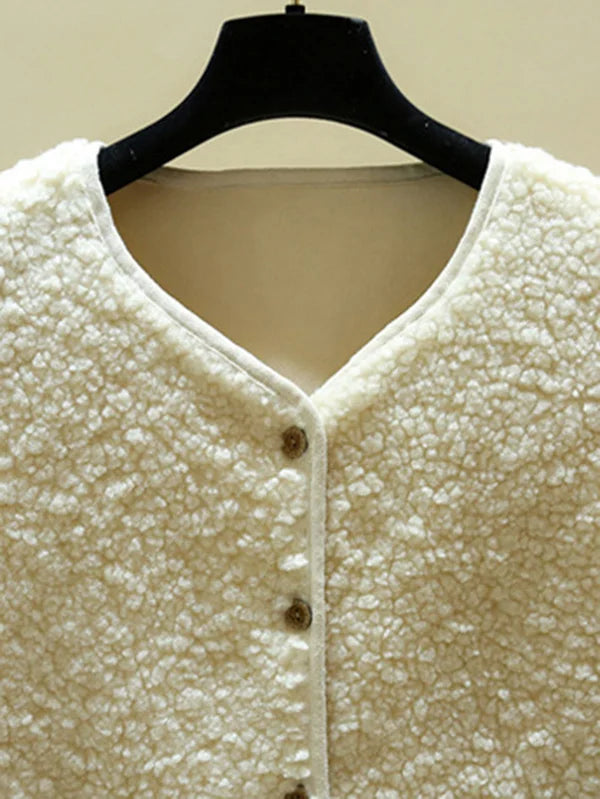 Warm Mouwloos Lamswollen Vest | Louise