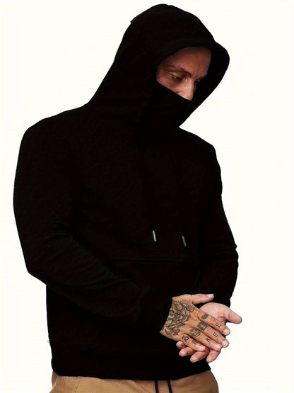 Stijlvolle hoodie met ingebouwde masker | Sjoerd