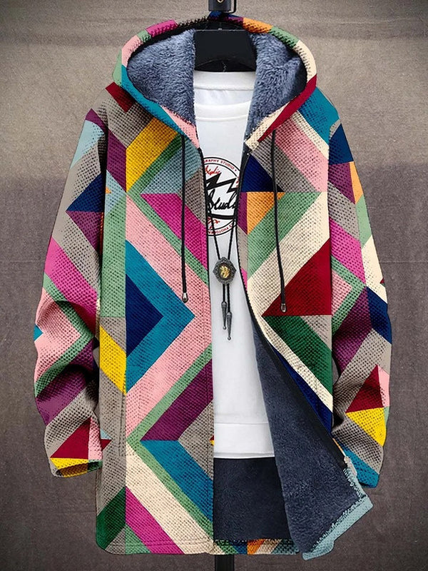 Johanna | Capuchonvest met Grafische Print