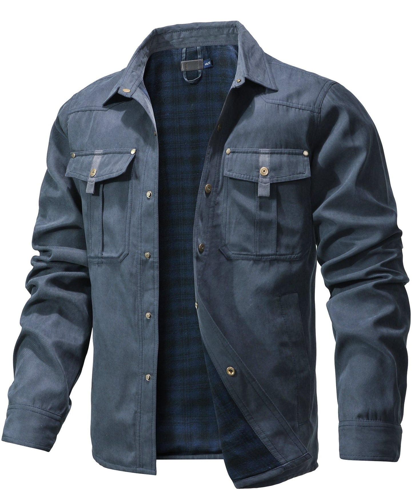 Mathis | Gevoerd denim jack