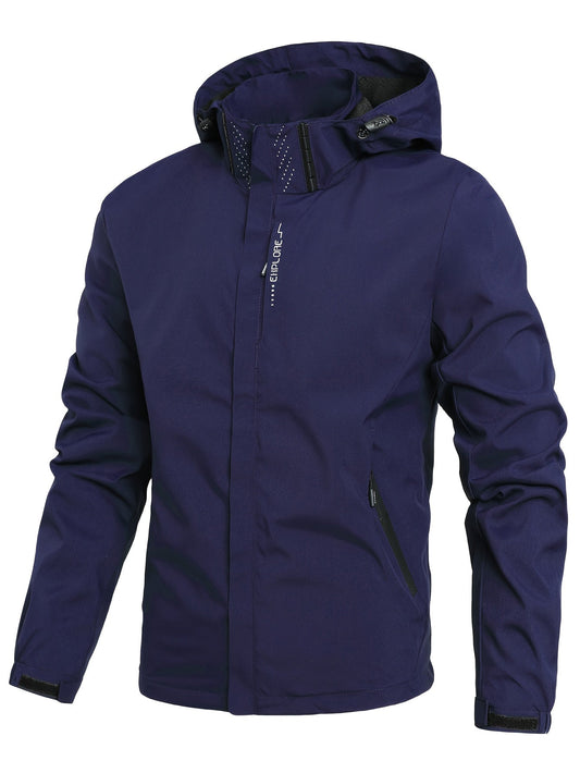 Casual outdoor herenjas met capuchon | Jeroen