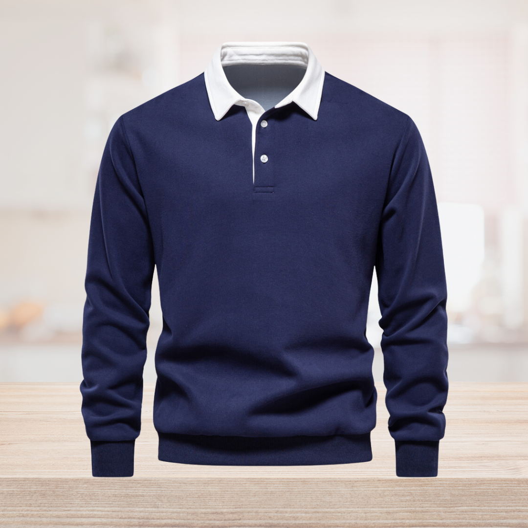 Arthur | Nette polosweater voor heren