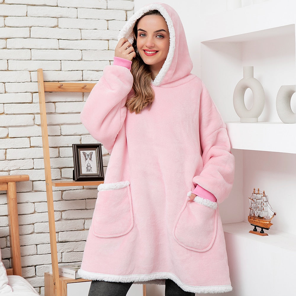 Comfy™ | Zachte Hoodie en Comfy Deken in één