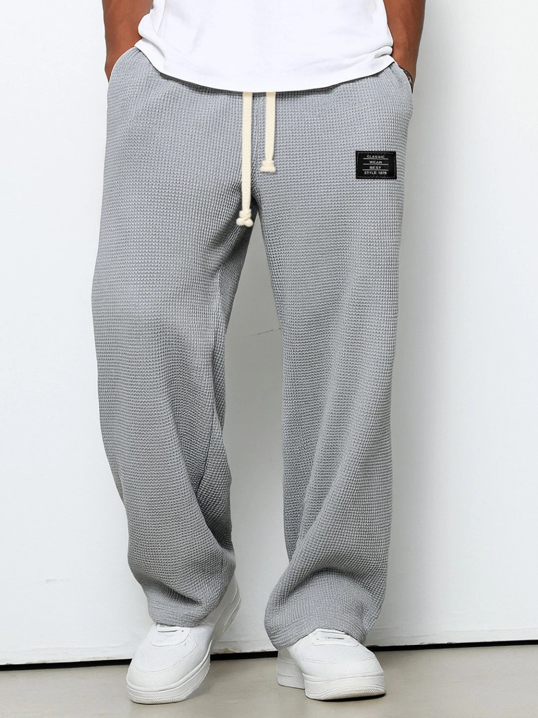 Flexaro Relaxed Heren Broek met Verstelbare Taille