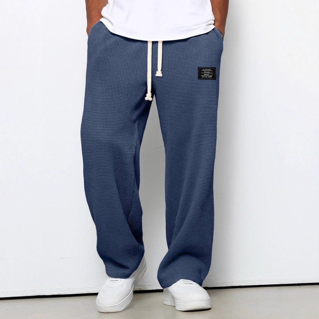 Flexaro Relaxed Heren Broek met Verstelbare Taille