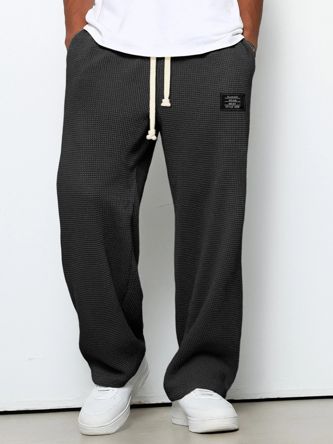 Flexaro Relaxed Heren Broek met Verstelbare Taille