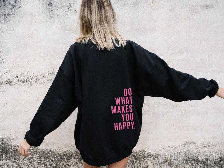 Demi | Oversized Hoodie met text