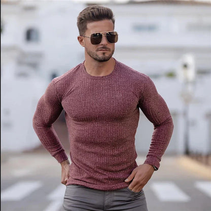 Jayden | Slim-fit sweater met lange mouwen