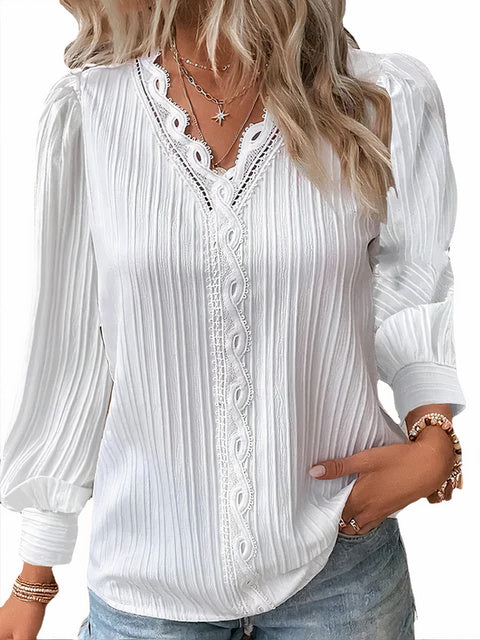 Maya | Elegante top met V-hals