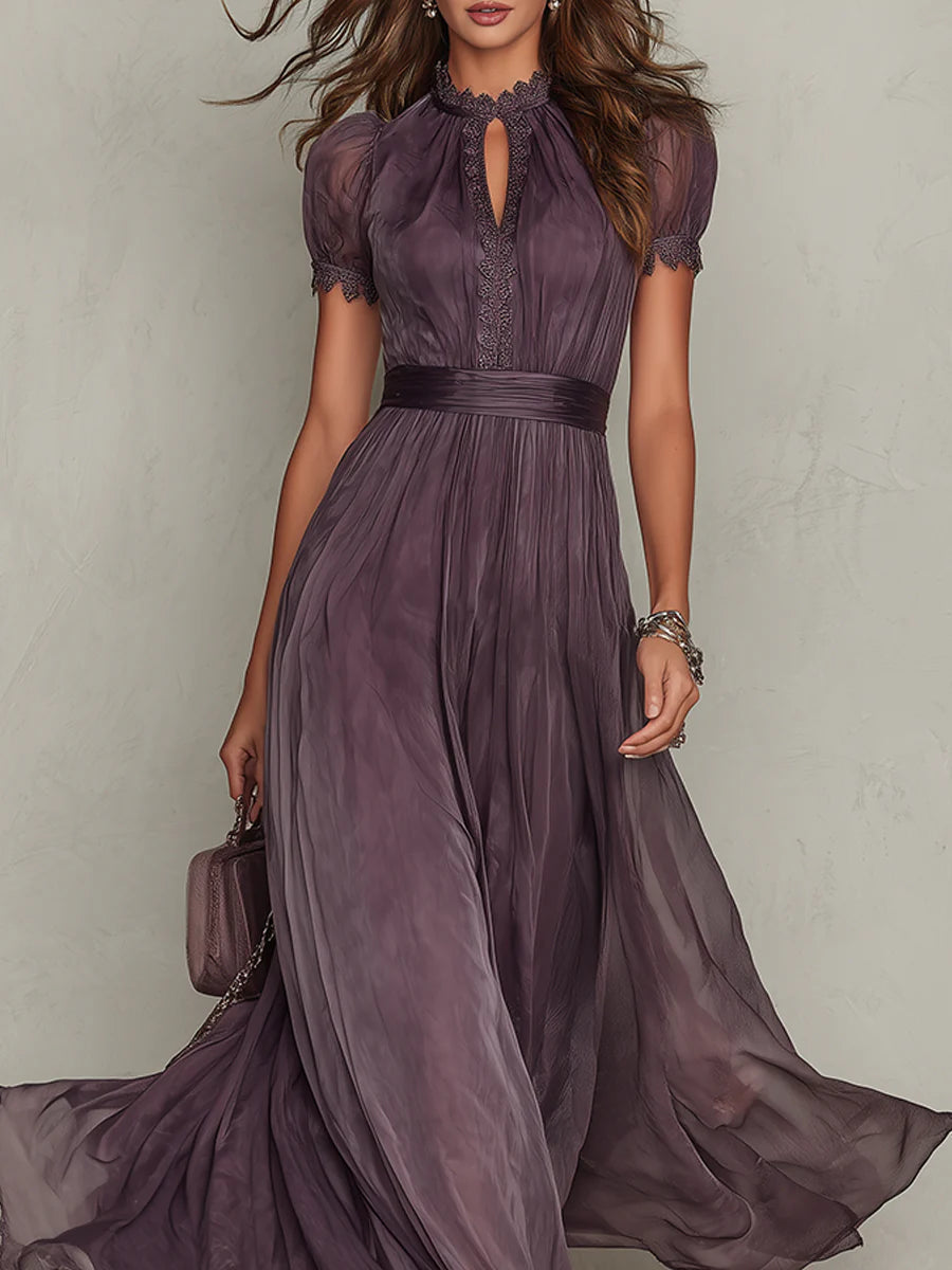 Flavira Lace Elegance Maxi Jurk