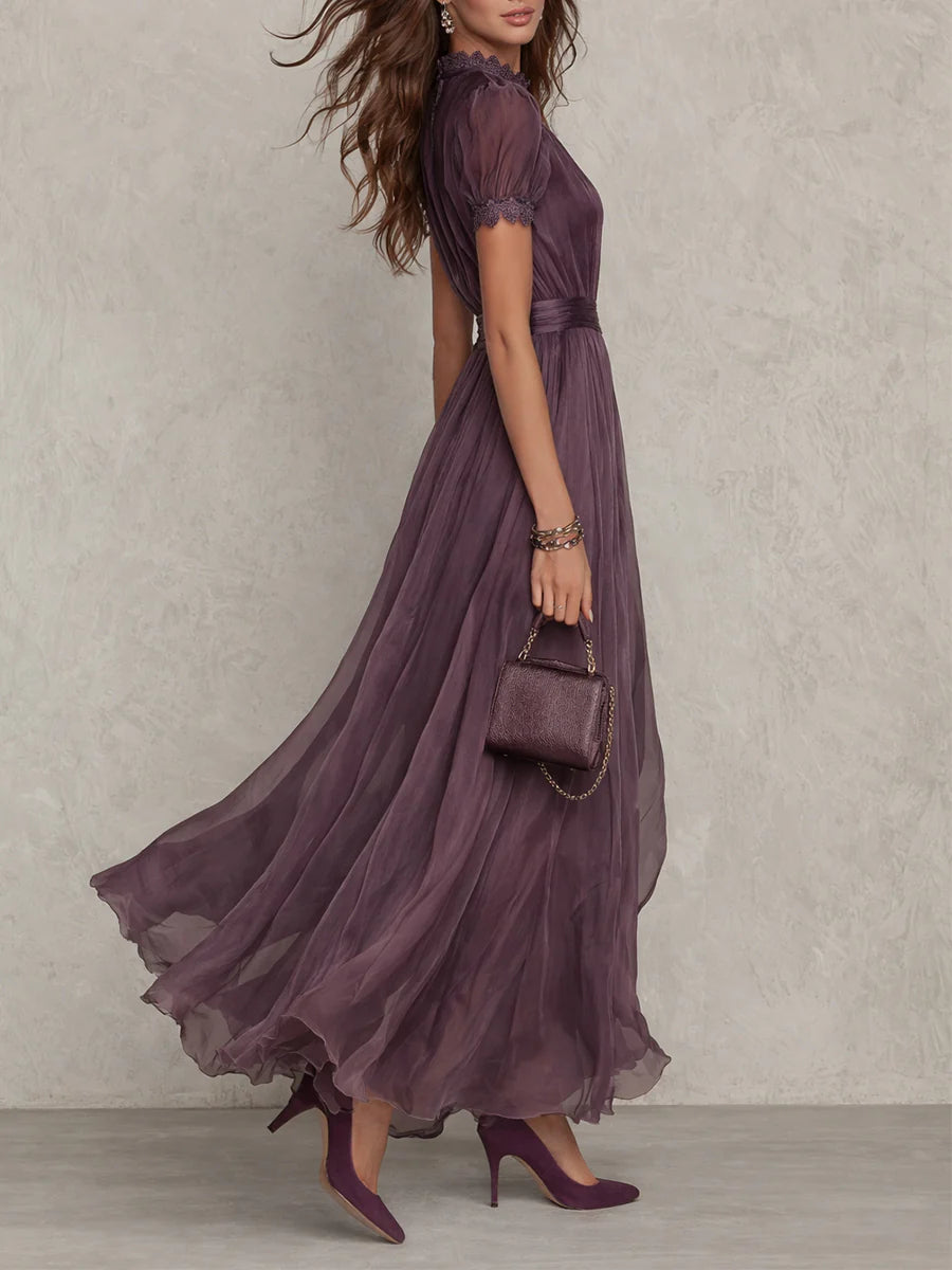 Flavira Lace Elegance Maxi Jurk
