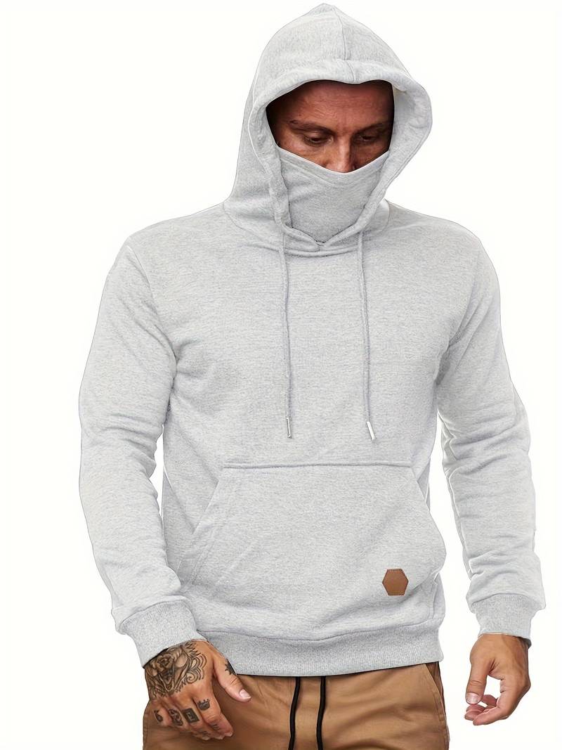 Stijlvolle hoodie met ingebouwde masker | Sjoerd