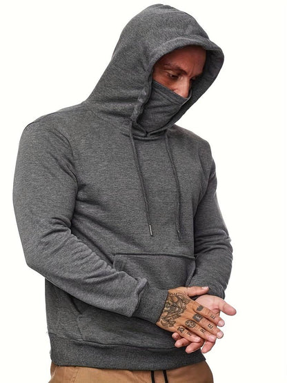 Stijlvolle hoodie met ingebouwde masker | Sjoerd