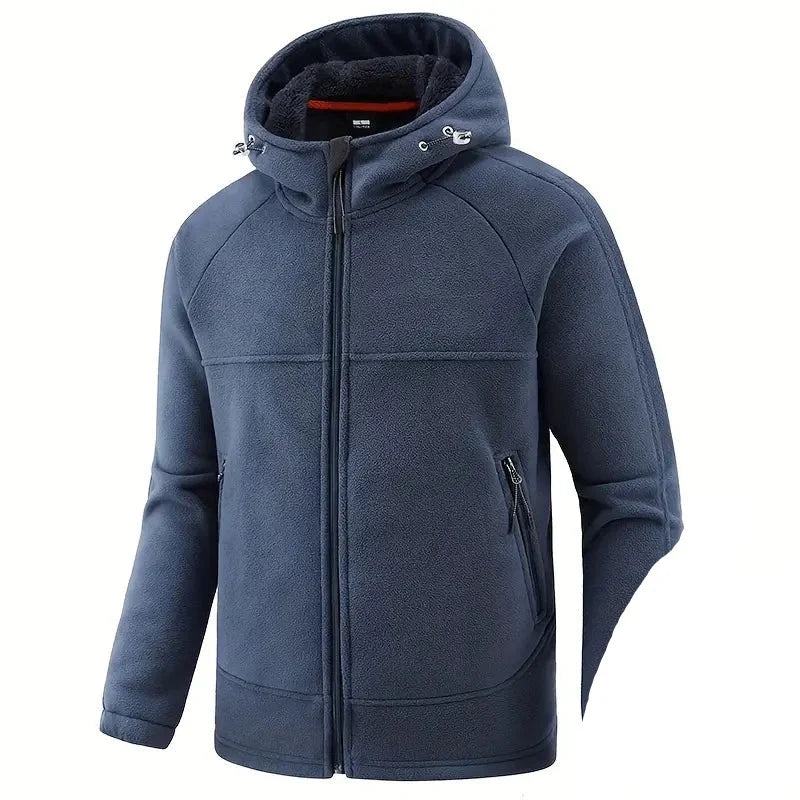 Paul | Comfortabele winterjas vest met capuchon en warme voering