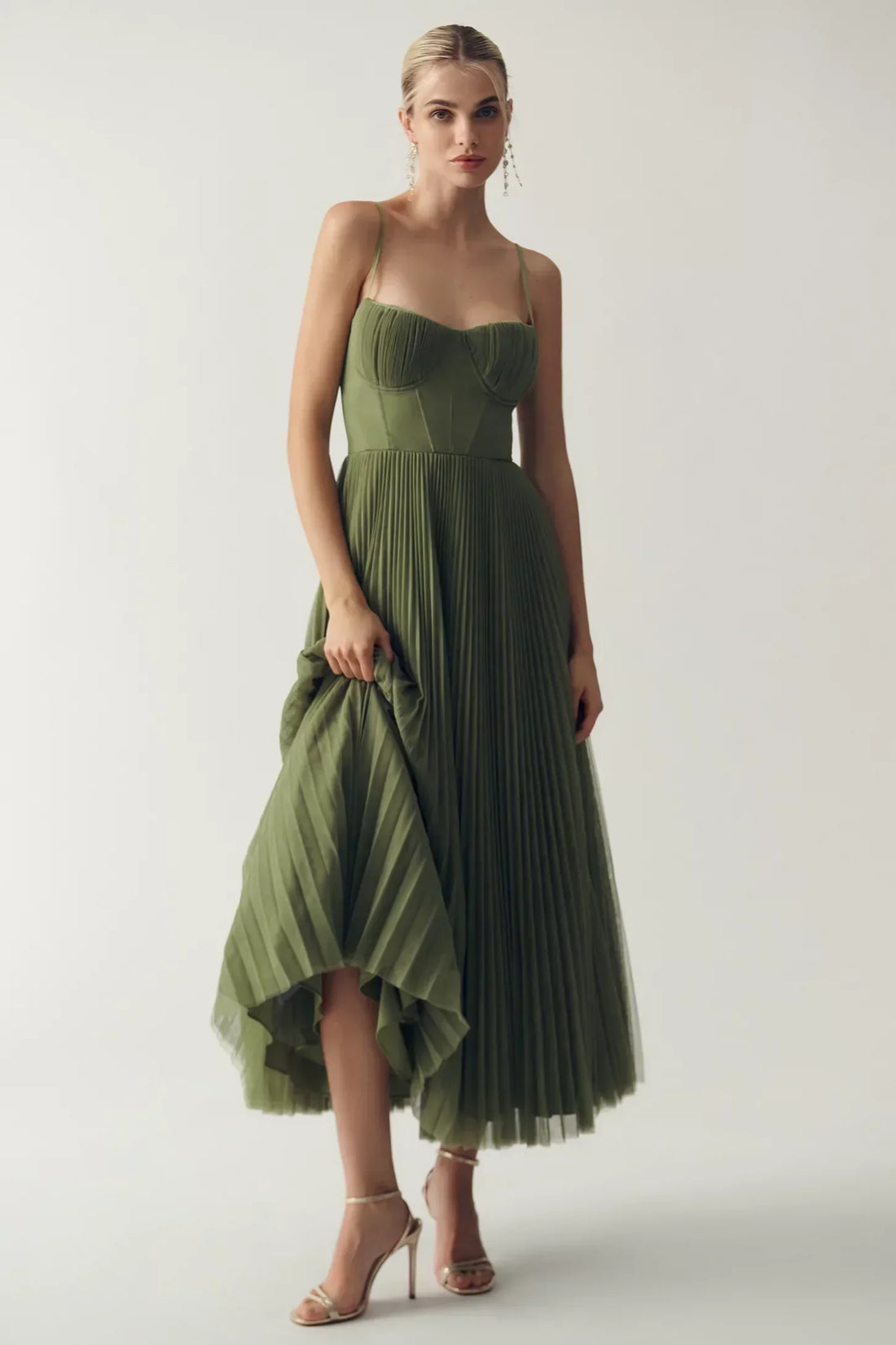 Serelina Open Rug Maxi Jurk
