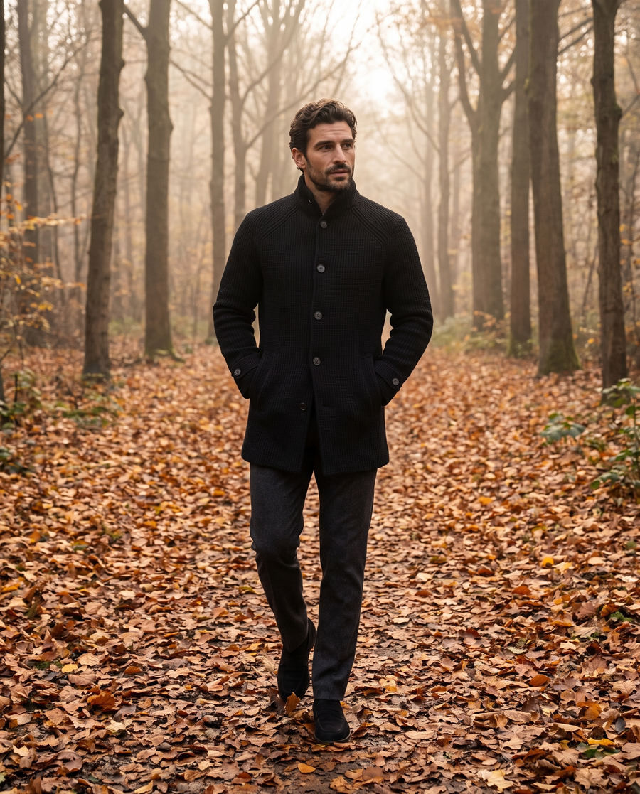 Zo draag je 'm – Heren Luxe Mantel