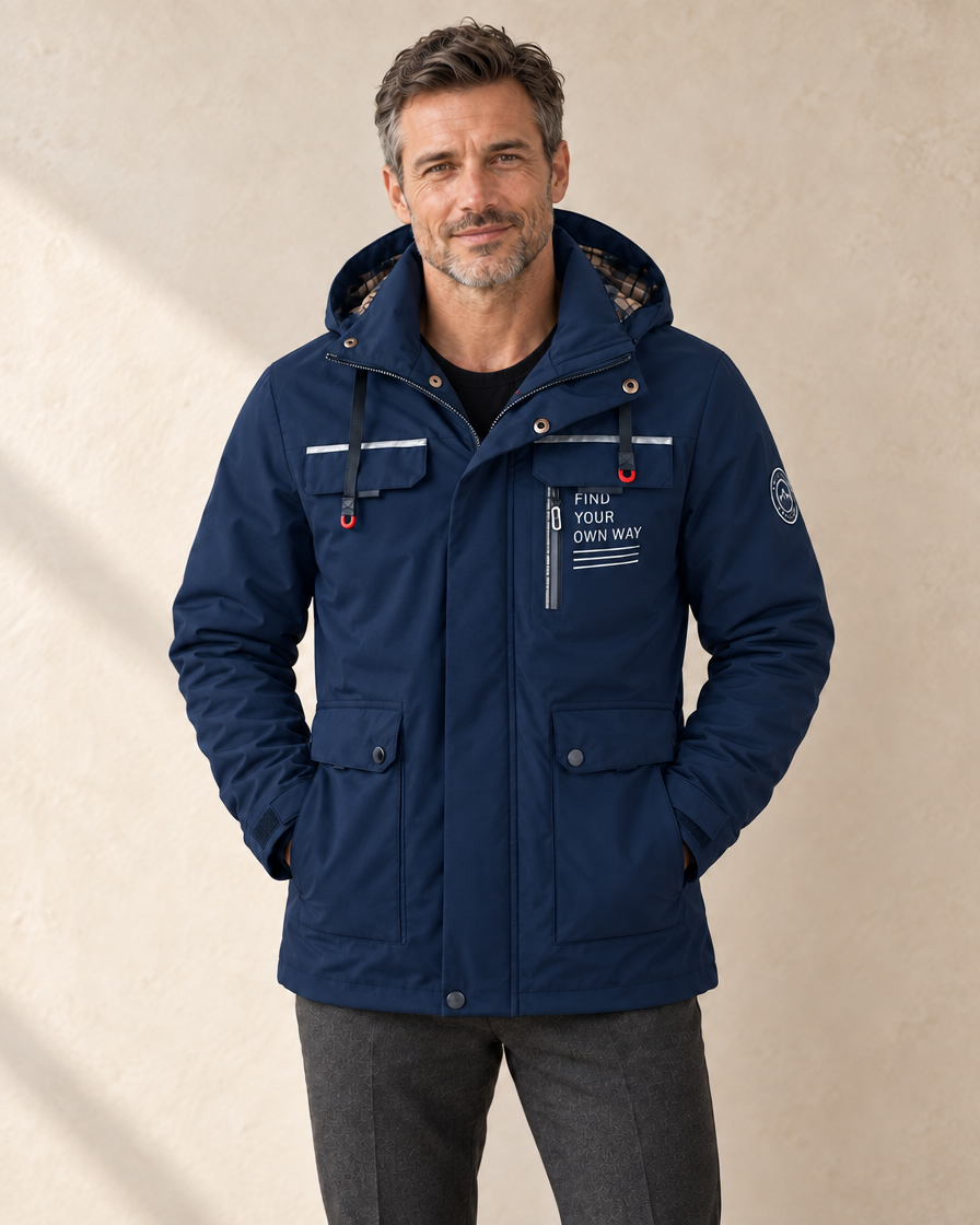 Heren Winterjas met Capuchon