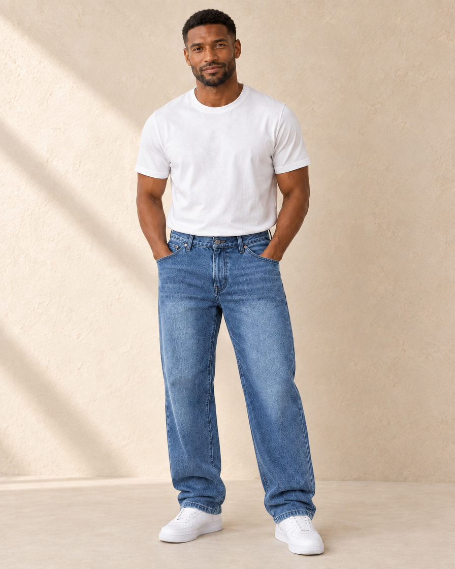 Heren Jeans Loose Fit