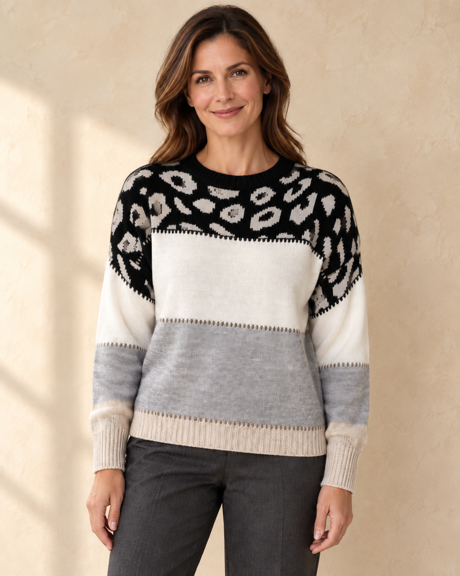 Dames Sweater met Luipaardprint