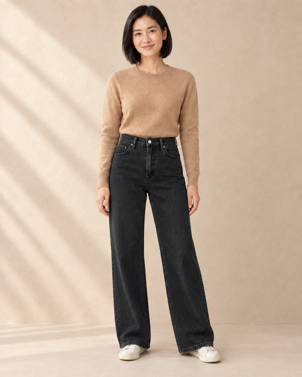 Dames Wide Leg Jeans