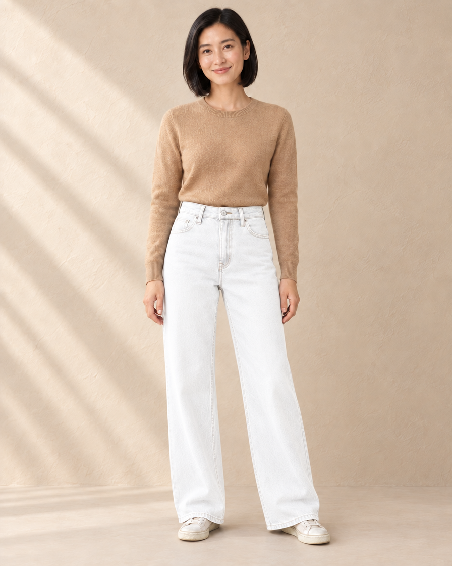 Dames Wide Leg Jeans