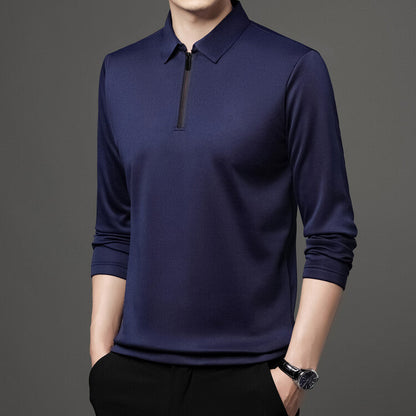 Poloshirt met halve rits | Youri