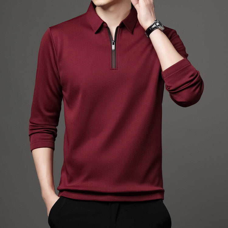 Poloshirt met halve rits | Youri