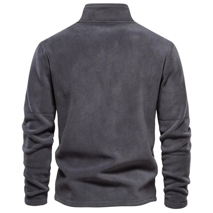 Romain | Fleece sweater met rits voor heren