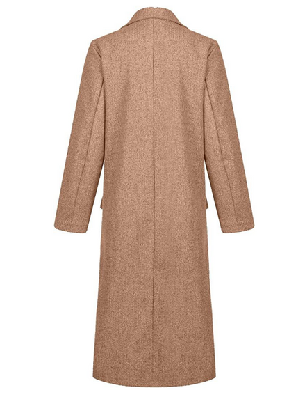 Amira | Lange kasjmier trenchcoat